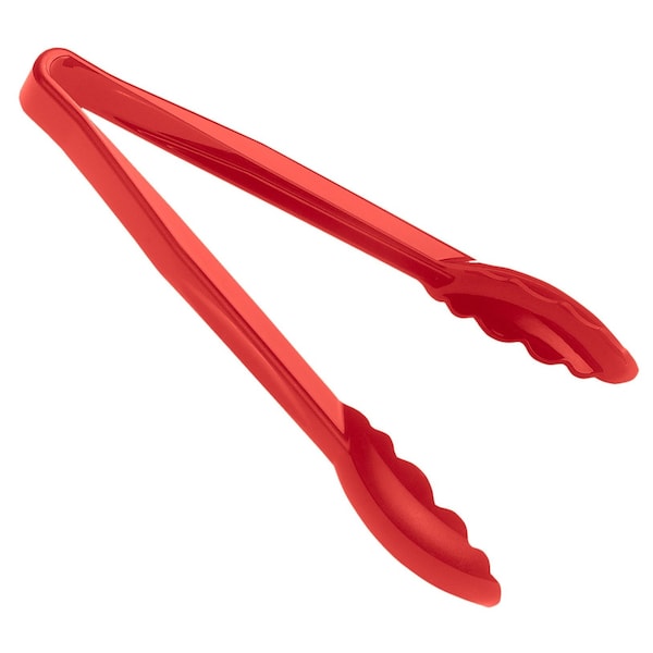 Cambro - Tong 9" Scallop, Red